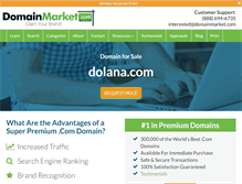 Tablet Screenshot of dolana.com